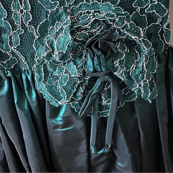 Vtg Flirtations by Alfred Angelo Sz 5/6 80s Party Dress  Homecoming Prom Formal - Picture 5 of 16